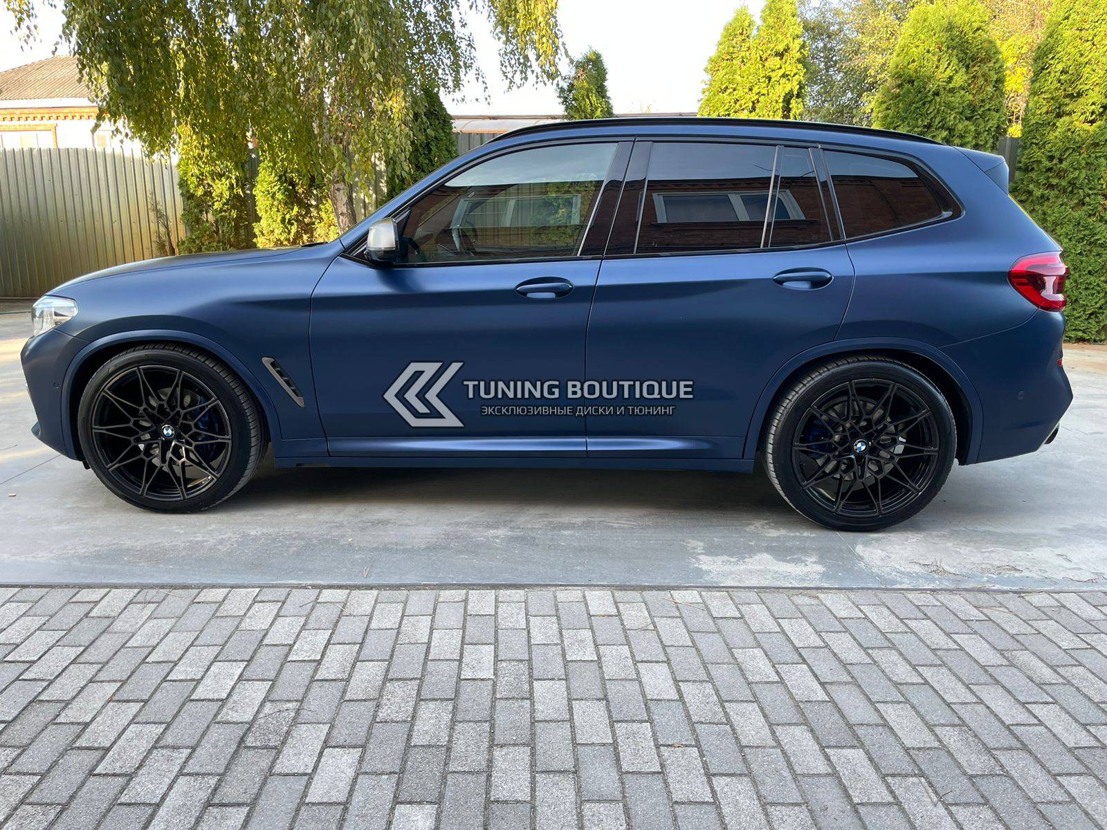 BMW X3 G01 на 21" кованых дисках нашего производства фото 3